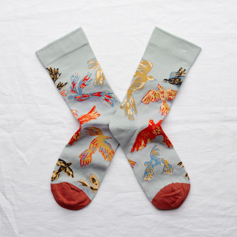 Socks Birds Rain