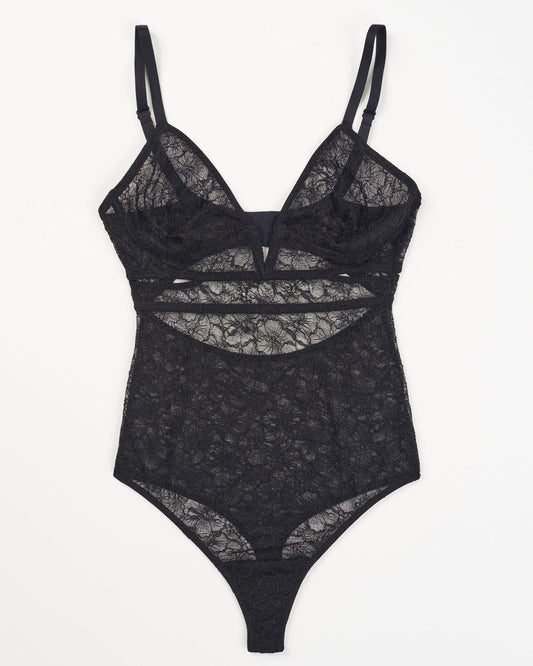 Marie Soft Plunge V Wire Bodysuit