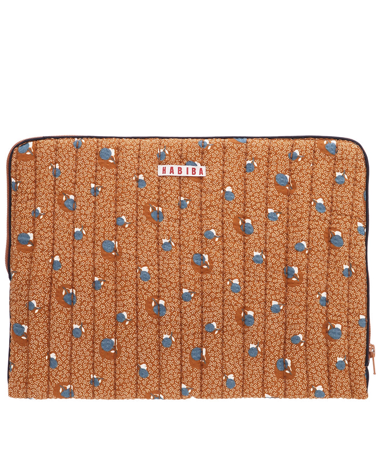 Sakura Seersucker Computer Sleeve-Nougat