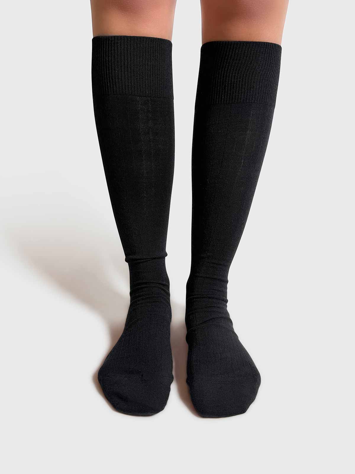 Merino Ribbed Knee-High