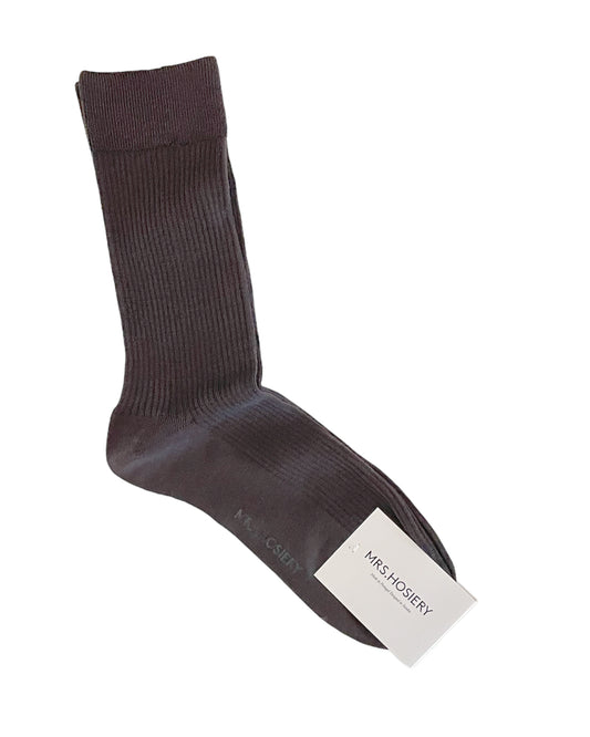 Merino Fine Classic Sock - Brown