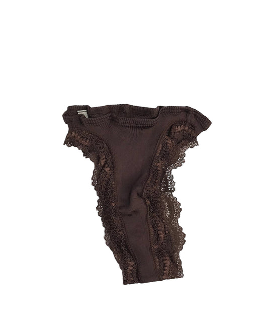 Lace Silk Rib Brief