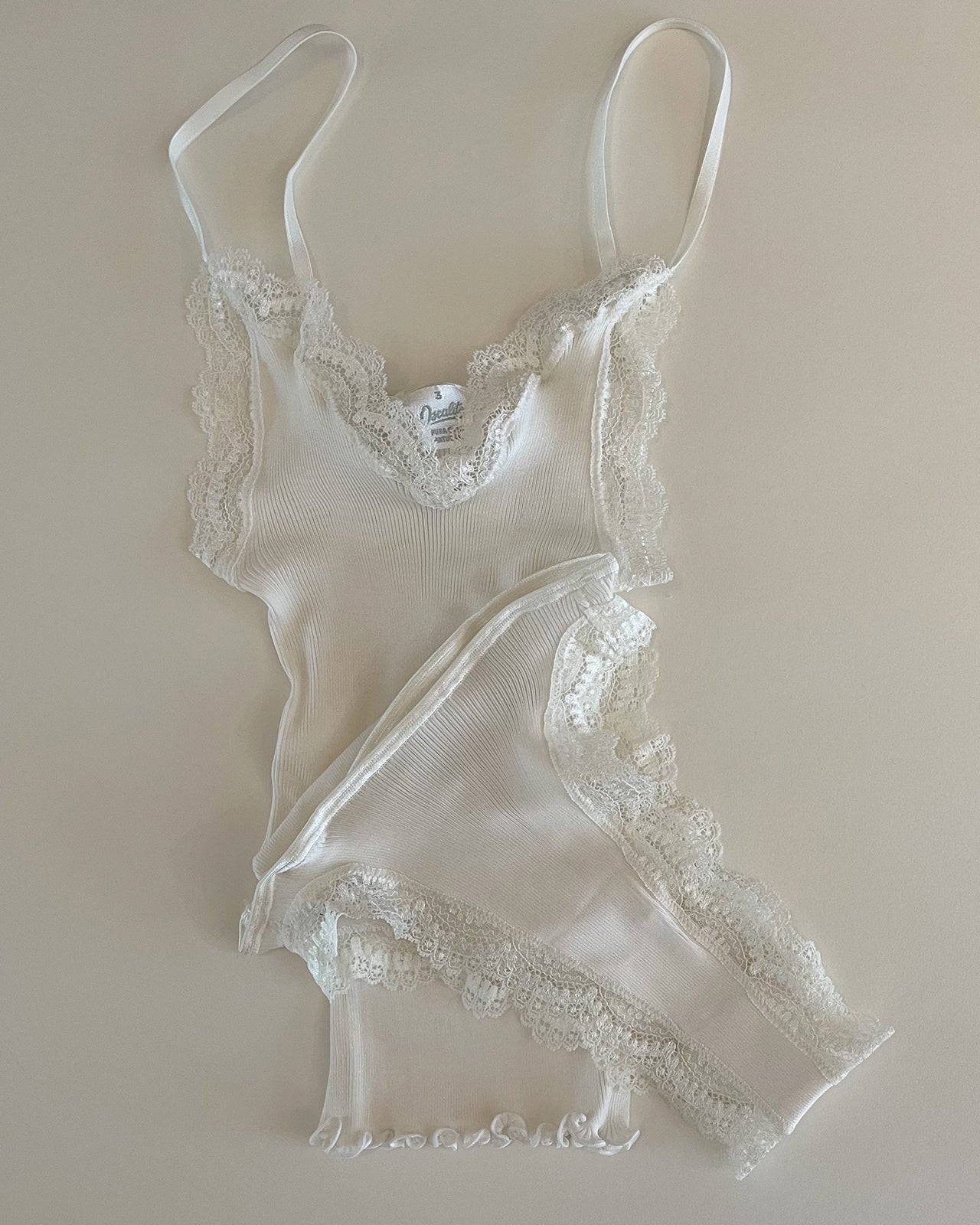Lace Silk Rib Brief