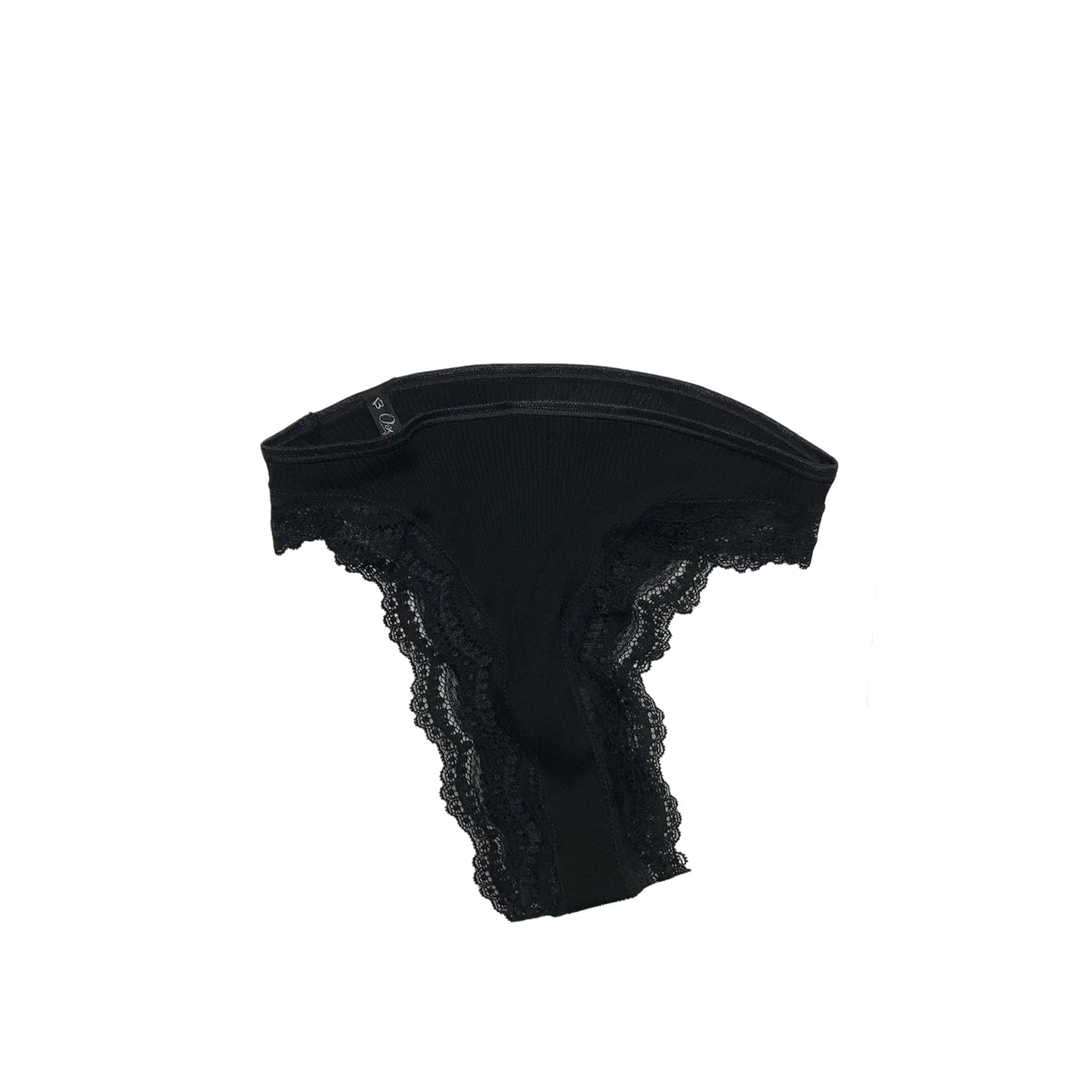 Lace Cotton Rib Brief