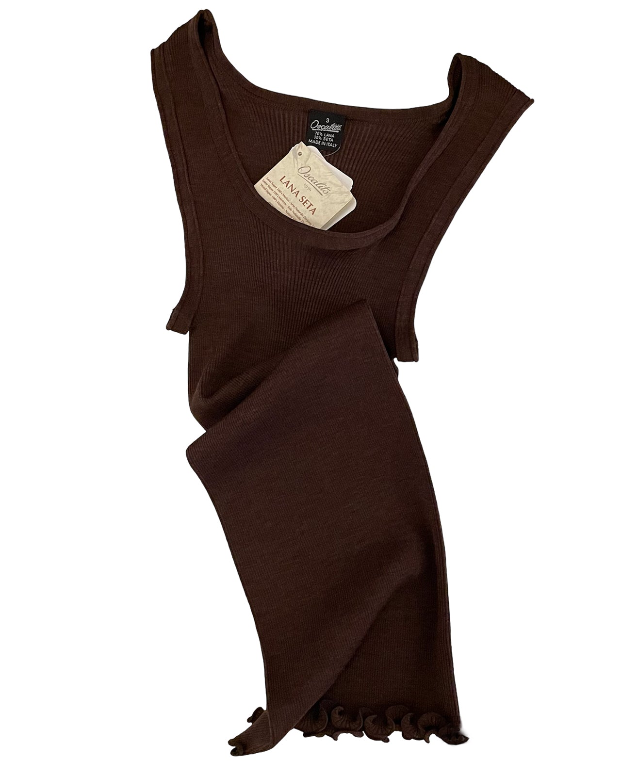 Wool Silk Rib Tank