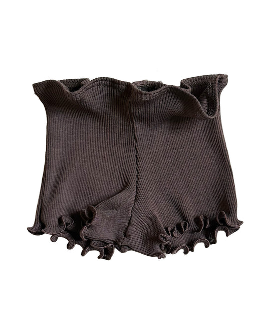 Wool Silk Rib Boxer