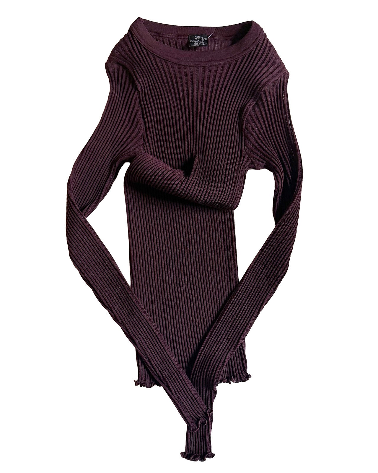 Operatino Wool Silk Rib L/S