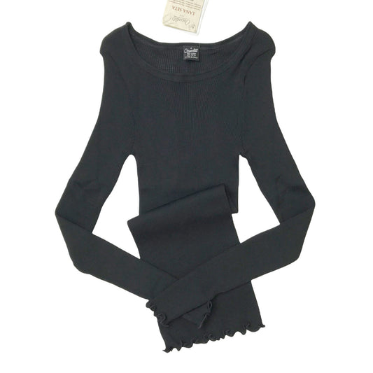 Wool Silk Rib L/SLV