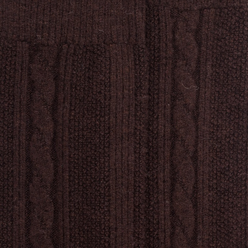 Cashmere Cable Knee Sock