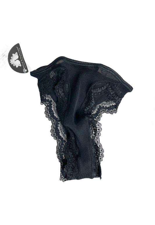Lace Silk Rib Brief