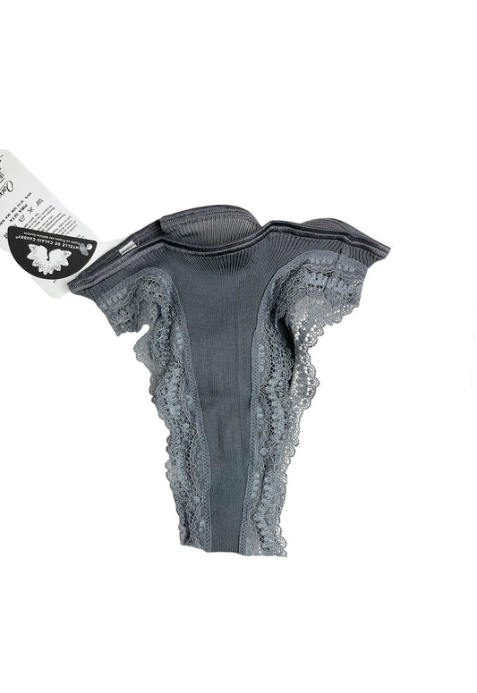 Lace Silk Rib Brief