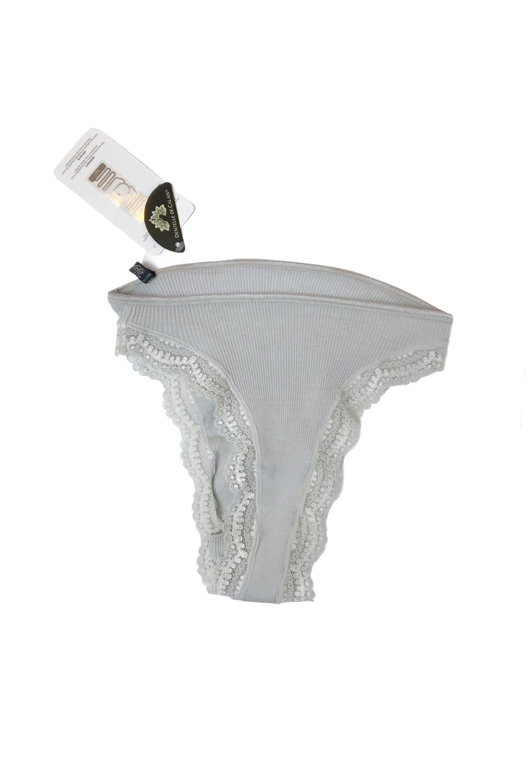 Lace Cotton Rib Brief