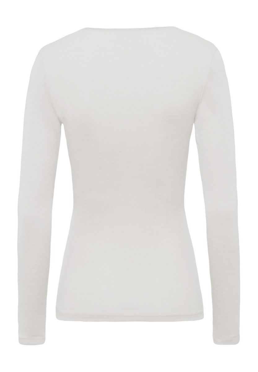 Woolen Silk V Neck L/SLV