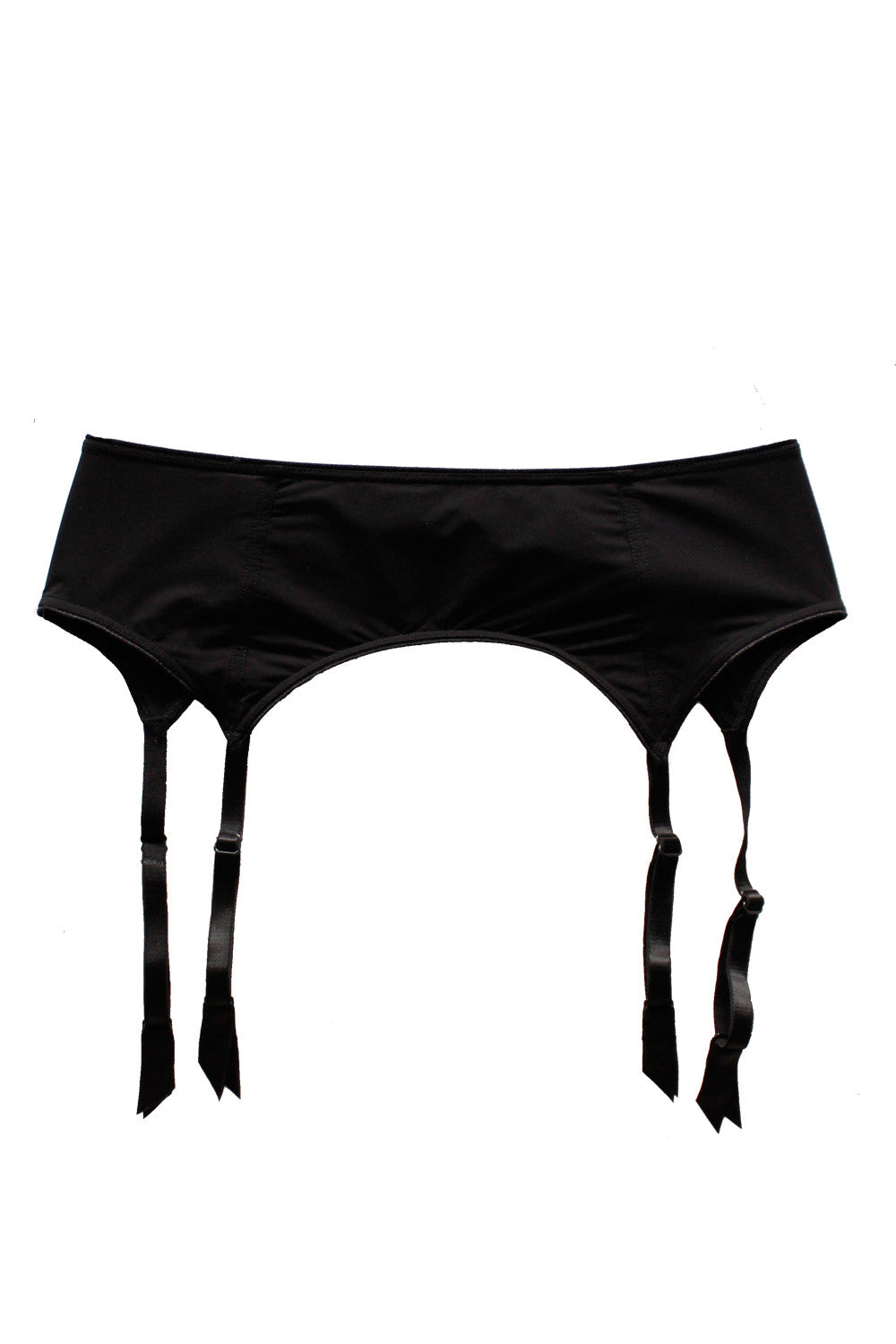 Sheer tactel suspender belt