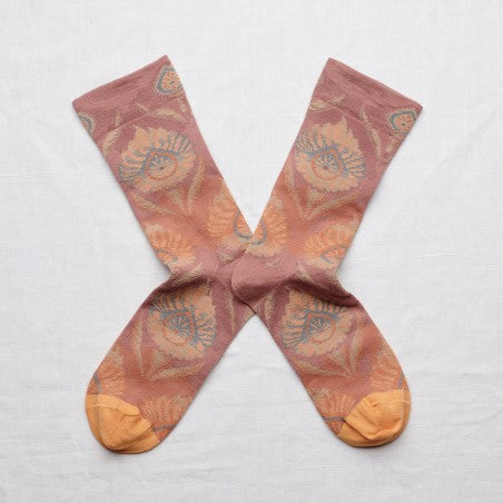 Nude Tapestry Sock