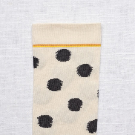 Natural Polka Dot Sock