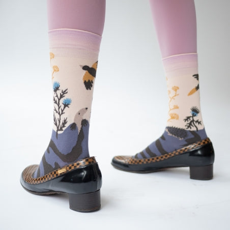 Rosebud Mole Socks