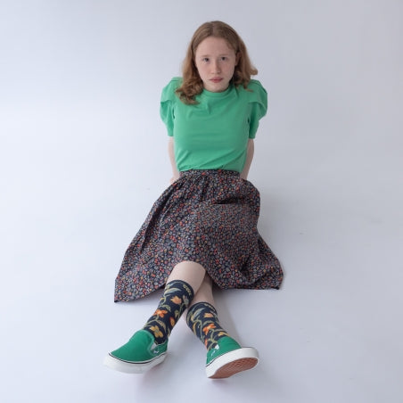 Adobe Flower Sock