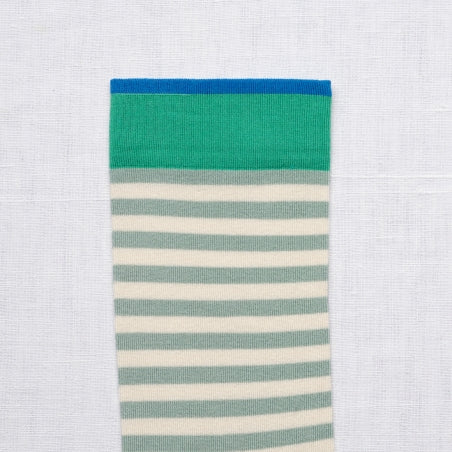 Wave Stripe Ankle Sock