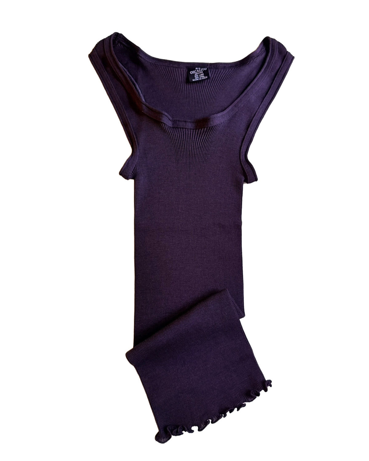 Wool Silk Rib Tank