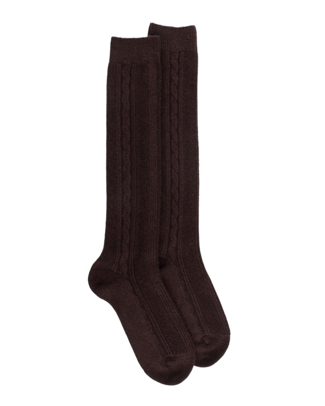 Cashmere Cable Knee Sock