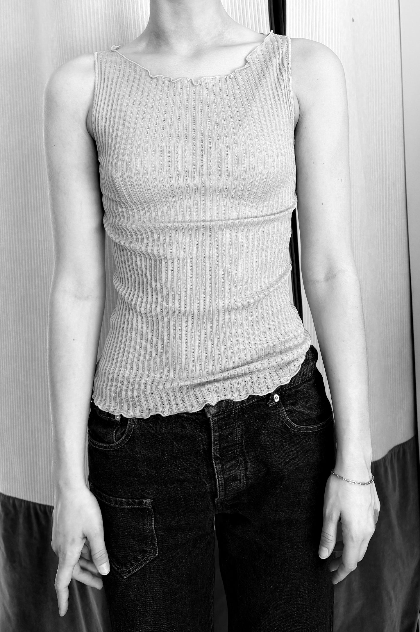 Operatino Cotton Halter Top