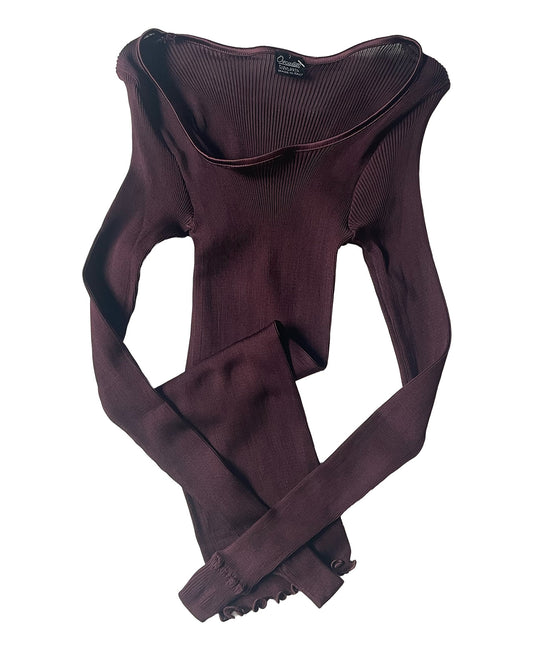 Silk Rib L/SLV