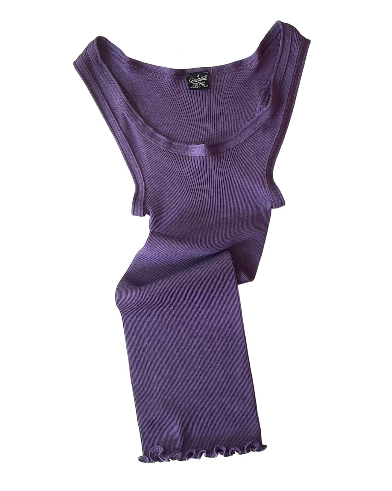 Wool Silk Rib Tank