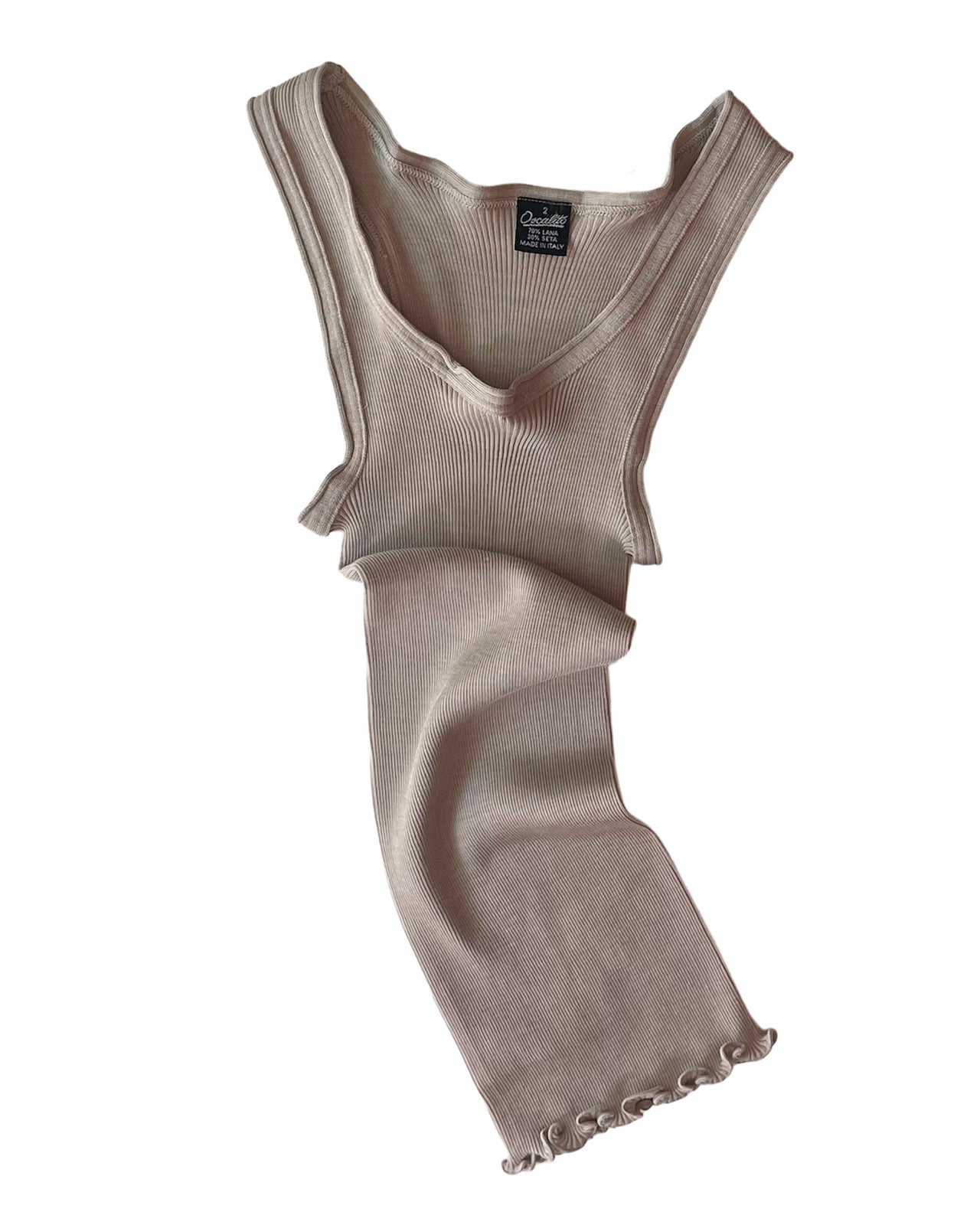 Wool Silk Rib Tank