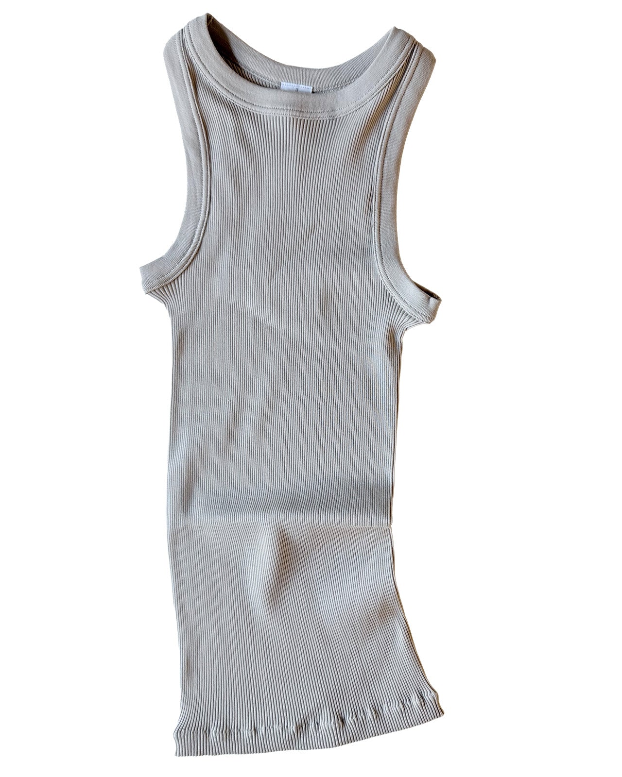 Cotton Rib Halter Tank