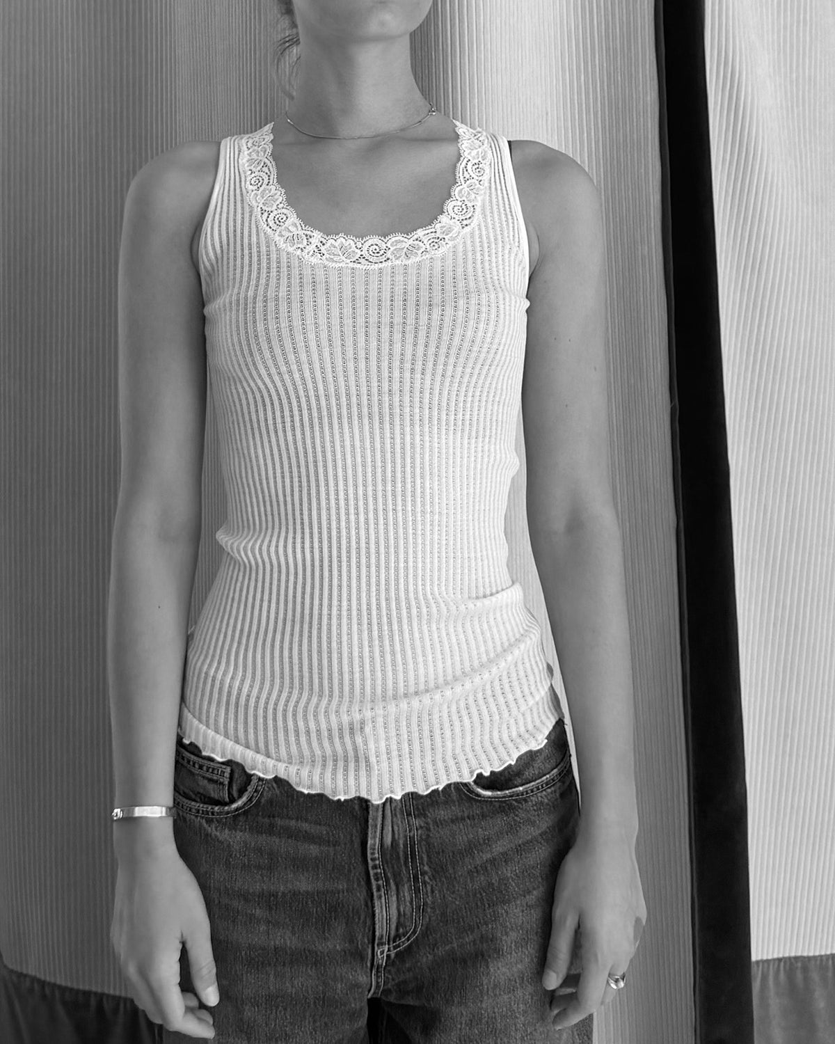 Operatino Wool/Silk Lace Tank