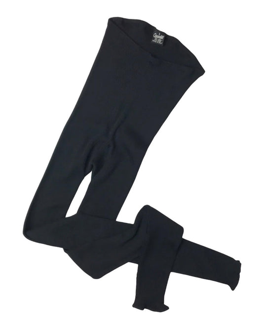 Wool Silk Rib Leggings