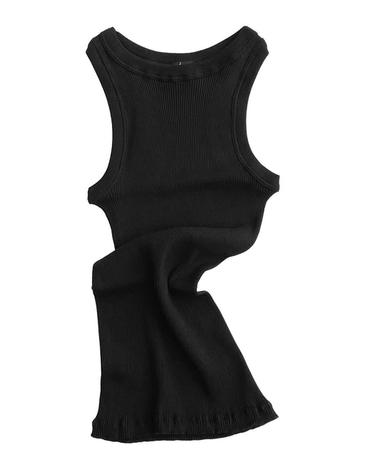 Cotton Rib Halter Tank