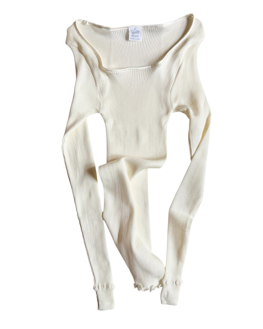Silk Rib L/SLV