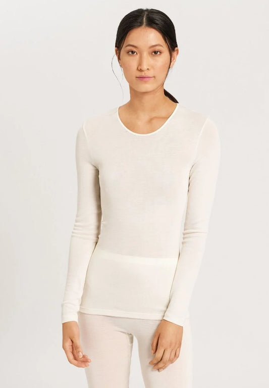 Woolen Silk Round Neck L/slv