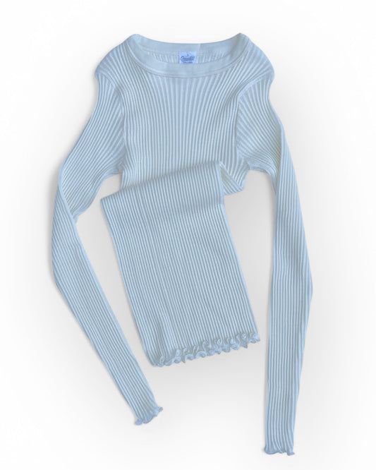 Operatino Wool Silk Rib L/S