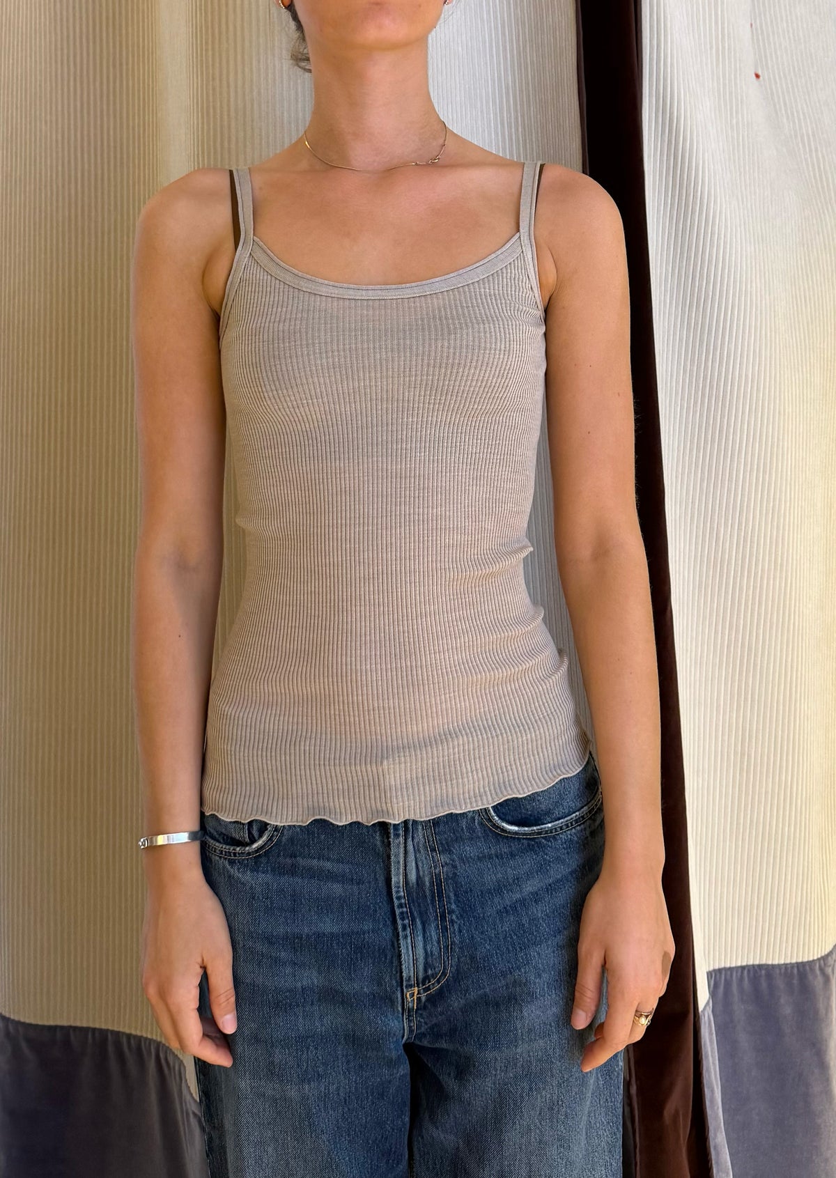 Wool Silk Rib Camisole