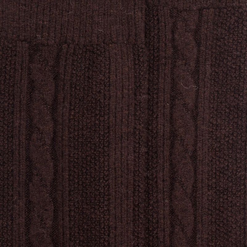 Cashmere Cable Knee Sock