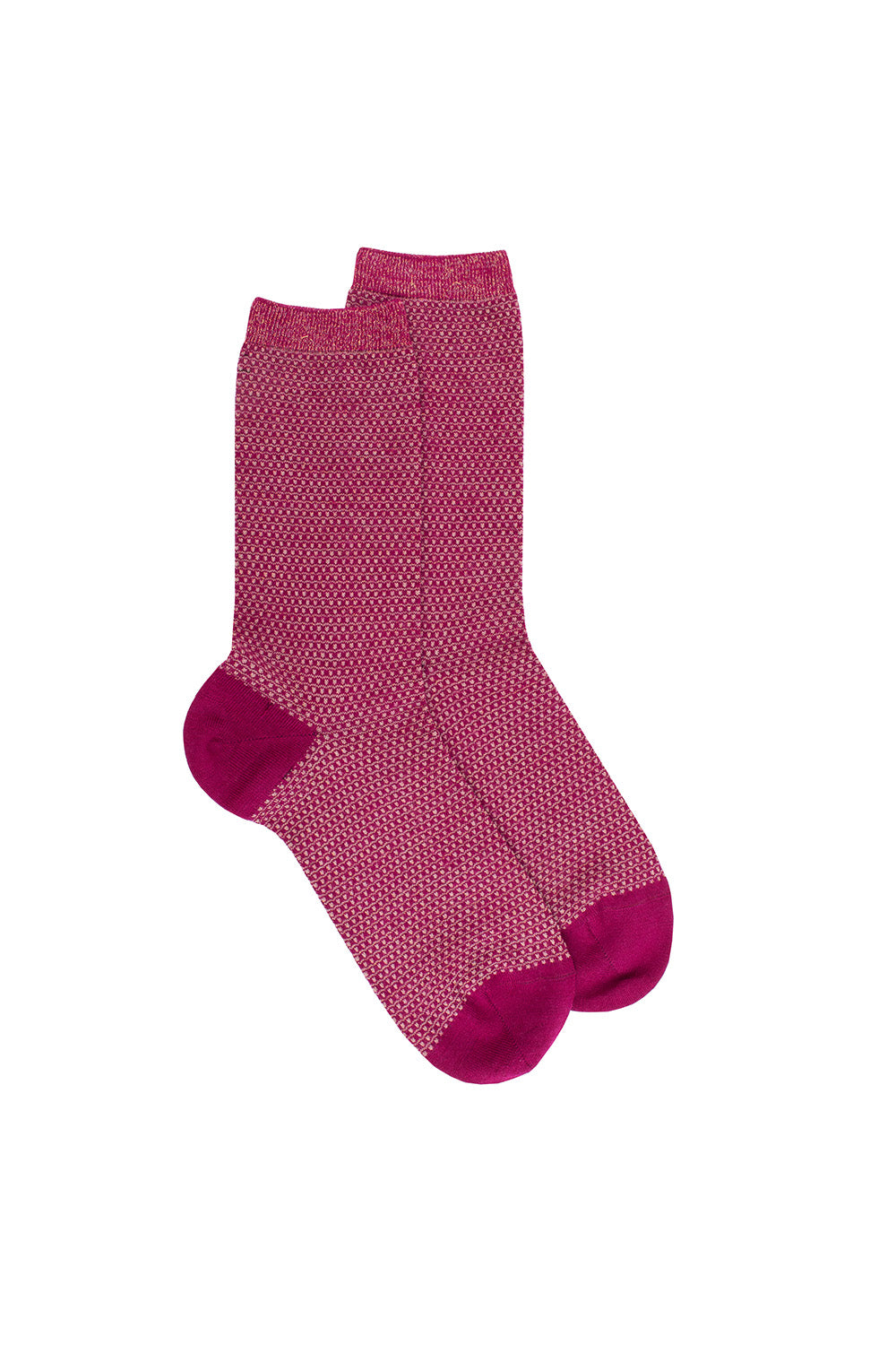Dot & Stripe Wool Sock