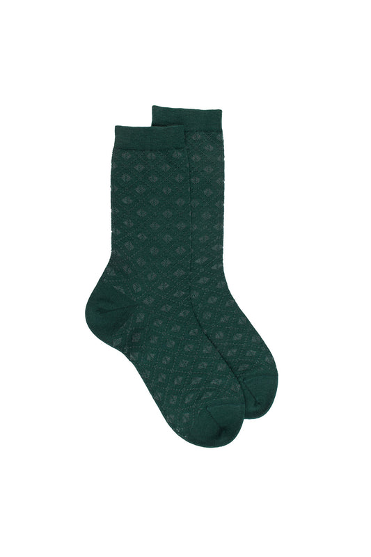 Lozange Wool Sock