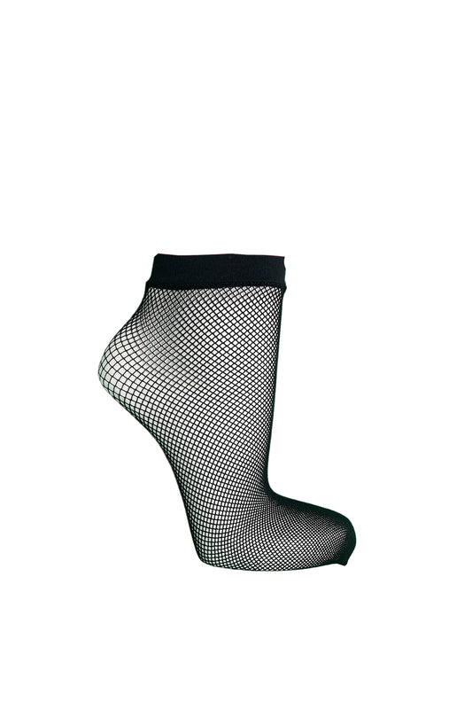 2-Pack Fishnet Socks-Black